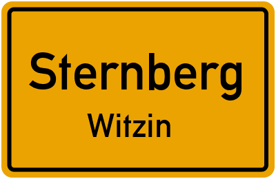 Straßenverzeichnis Sternberg Witzin