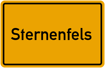 Ortsschild von Gemeinde Sternenfels in Baden-Württemberg