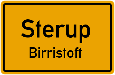 Straßenverzeichnis Sterup Birristoft