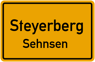 Straßenverzeichnis Steyerberg Sehnsen