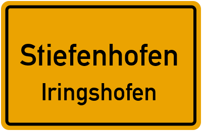 Straßenverzeichnis Stiefenhofen Iringshofen
