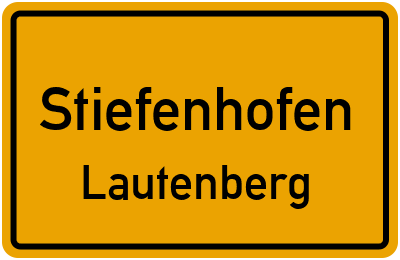 Straßenverzeichnis Stiefenhofen Lautenberg