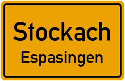 Straßenverzeichnis Stockach Espasingen