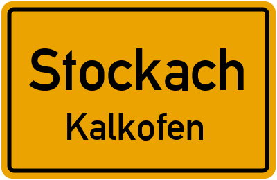 Straßenverzeichnis Stockach Kalkofen