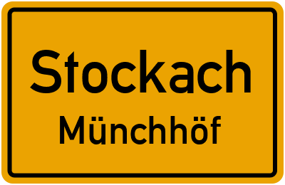 Straßenverzeichnis Stockach Münchhöf