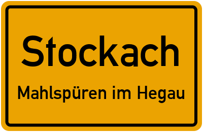 Straßenverzeichnis Stockach Mahlspüren im Hegau
