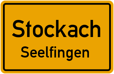 Ortsschild Stockach Seelfingen