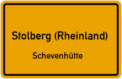 Straßenverzeichnis Stolberg (Rheinland) Schevenhütte
