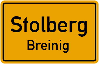Straßenverzeichnis Stolberg Breinig