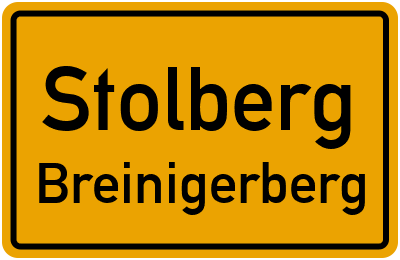 Straßenverzeichnis Stolberg Breinigerberg