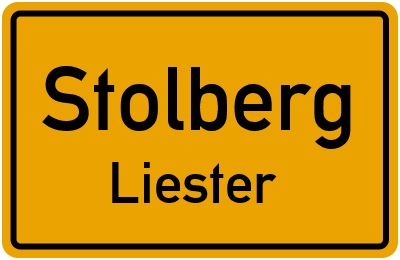 Straßenverzeichnis Stolberg Liester