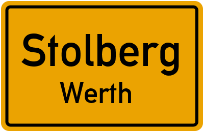 Straßenverzeichnis Stolberg Werth