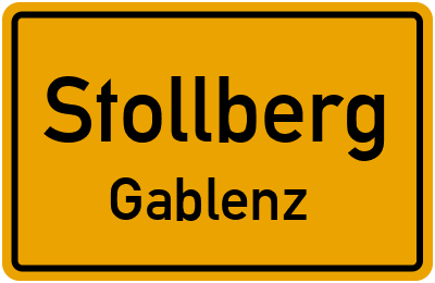 Straßenverzeichnis Stollberg Gablenz