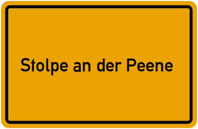 Branchenbuch Stolpe an der Peene, Mecklenburg-Vorpommern