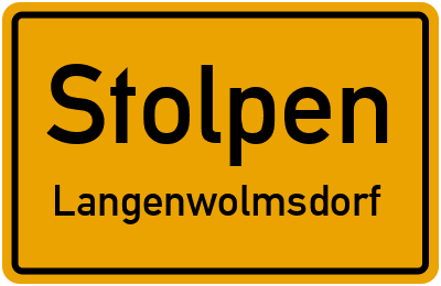 Straßenverzeichnis Stolpen Langenwolmsdorf