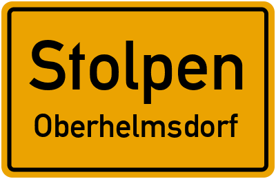 Straßenverzeichnis Stolpen Oberhelmsdorf