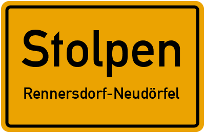 Straßenverzeichnis Stolpen Rennersdorf-Neudörfel