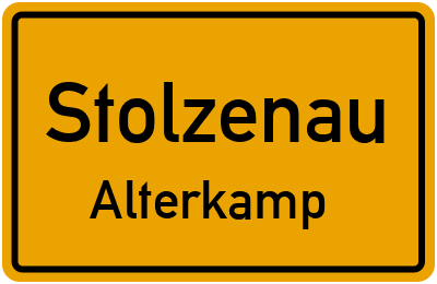 Straßenverzeichnis Stolzenau Alterkamp