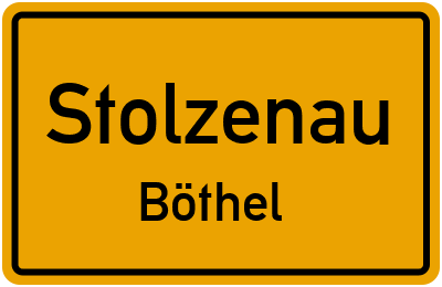 Straßenverzeichnis Stolzenau Böthel