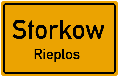 Straßenverzeichnis Storkow Rieplos