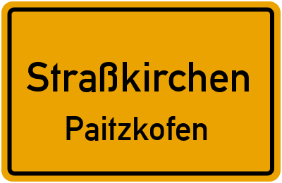 Straßenverzeichnis Straßkirchen Paitzkofen
