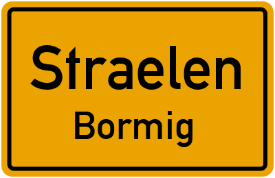 Straßenverzeichnis Straelen Bormig