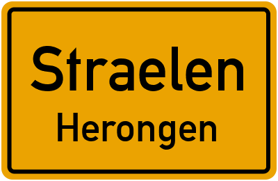 Straßenverzeichnis Straelen Herongen