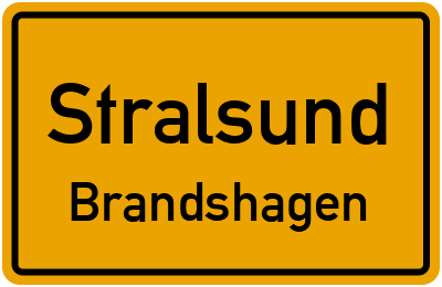 Straßenverzeichnis Stralsund Brandshagen
