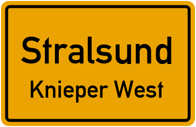 Straßenverzeichnis Stralsund Knieper West