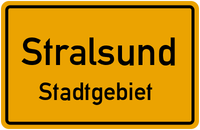 Straßenverzeichnis Stralsund Stadtgebiet