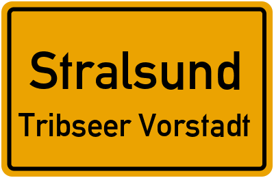 Straßenverzeichnis Stralsund Tribseer Vorstadt