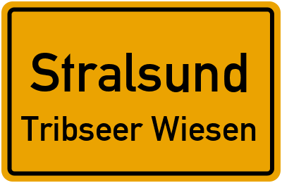 Straßenverzeichnis Stralsund Tribseer Wiesen