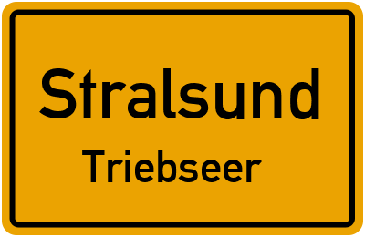 Straßenverzeichnis Stralsund Triebseer