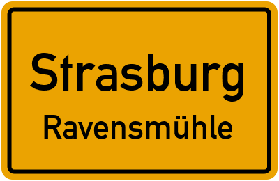 Straßenverzeichnis Strasburg Ravensmühle