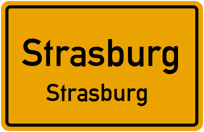 Straßenverzeichnis Strasburg Strasburg