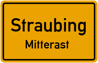 Straßenverzeichnis Straubing Mitterast