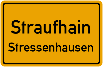 Straßenverzeichnis Straufhain Stressenhausen