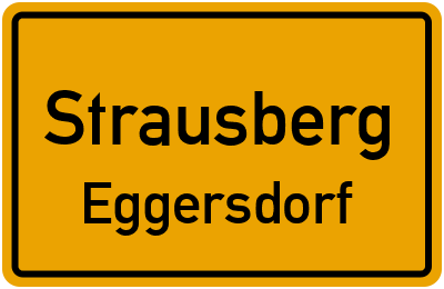 Straßenverzeichnis Strausberg Eggersdorf