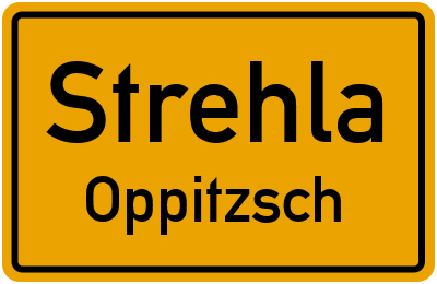 Straßenverzeichnis Strehla Oppitzsch
