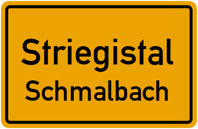 Straßenverzeichnis Striegistal Schmalbach