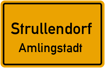 Straßenverzeichnis Strullendorf Amlingstadt