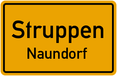 Straßenverzeichnis Struppen Naundorf