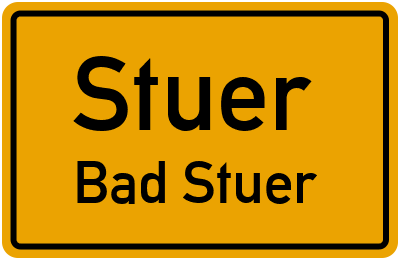 Straßenverzeichnis Stuer Bad Stuer