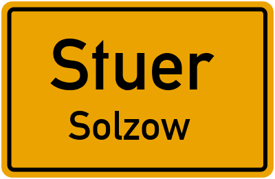 Straßenverzeichnis Stuer Solzow
