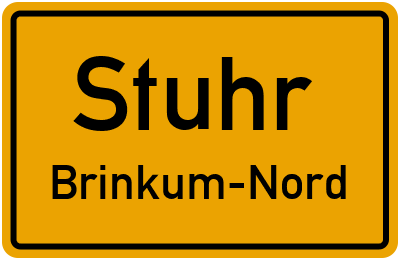 Straßenverzeichnis Stuhr Brinkum-Nord