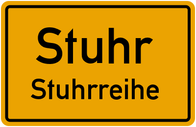 Straßenverzeichnis Stuhr Stuhrreihe