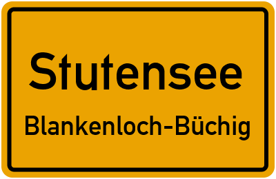 Straßenverzeichnis Stutensee Blankenloch-Büchig
