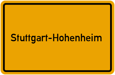 Branchenbuch Stuttgart-Hohenheim, Baden-Württemberg