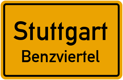Straßenverzeichnis Stuttgart Benzviertel