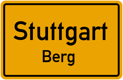 Straßenverzeichnis Stuttgart Berg